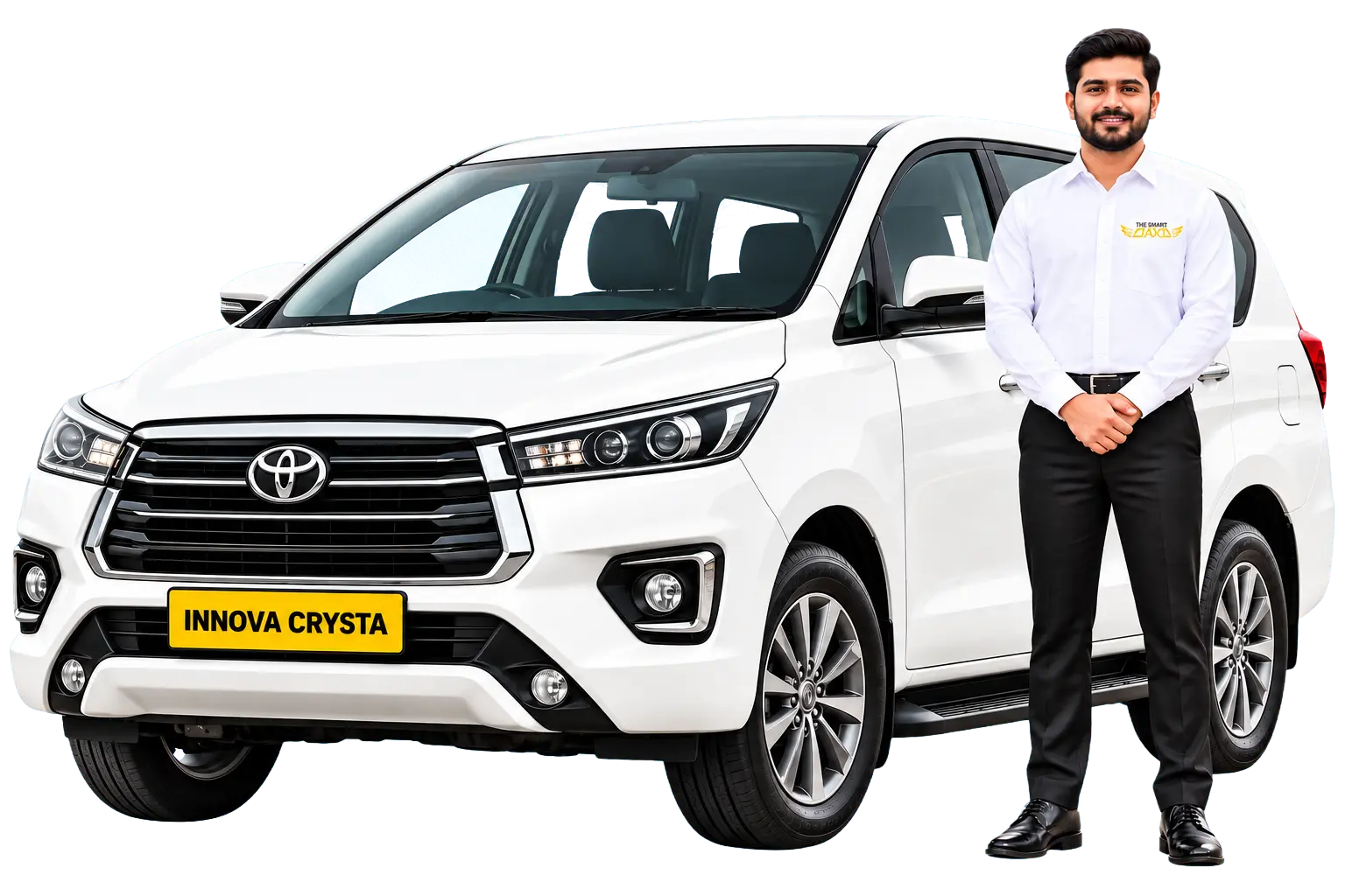 Innova Crysta with driver